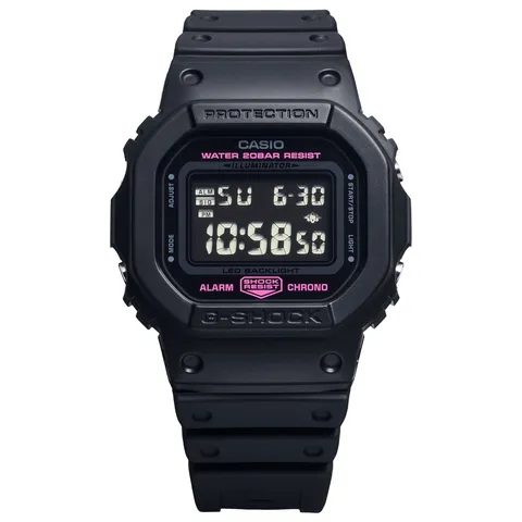 Đồng Hồ G-Shock Nữ DW-5600PK-1 - Chính Hãng