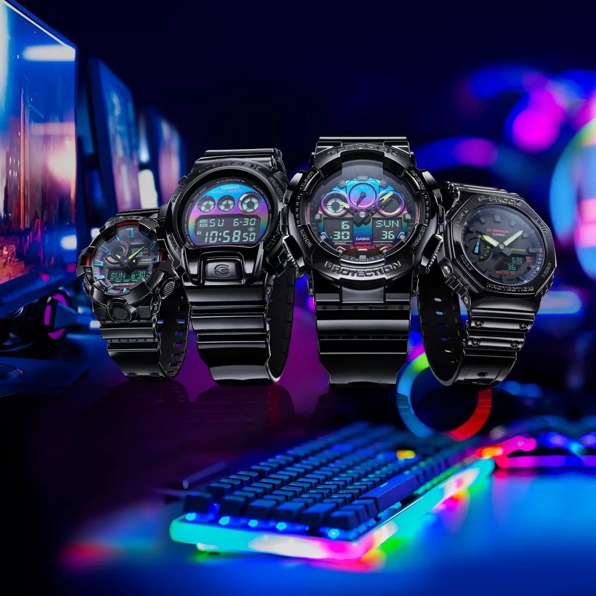 Đồng hồ G-SHOCK GA-700RGB-1A - Chính Hãng