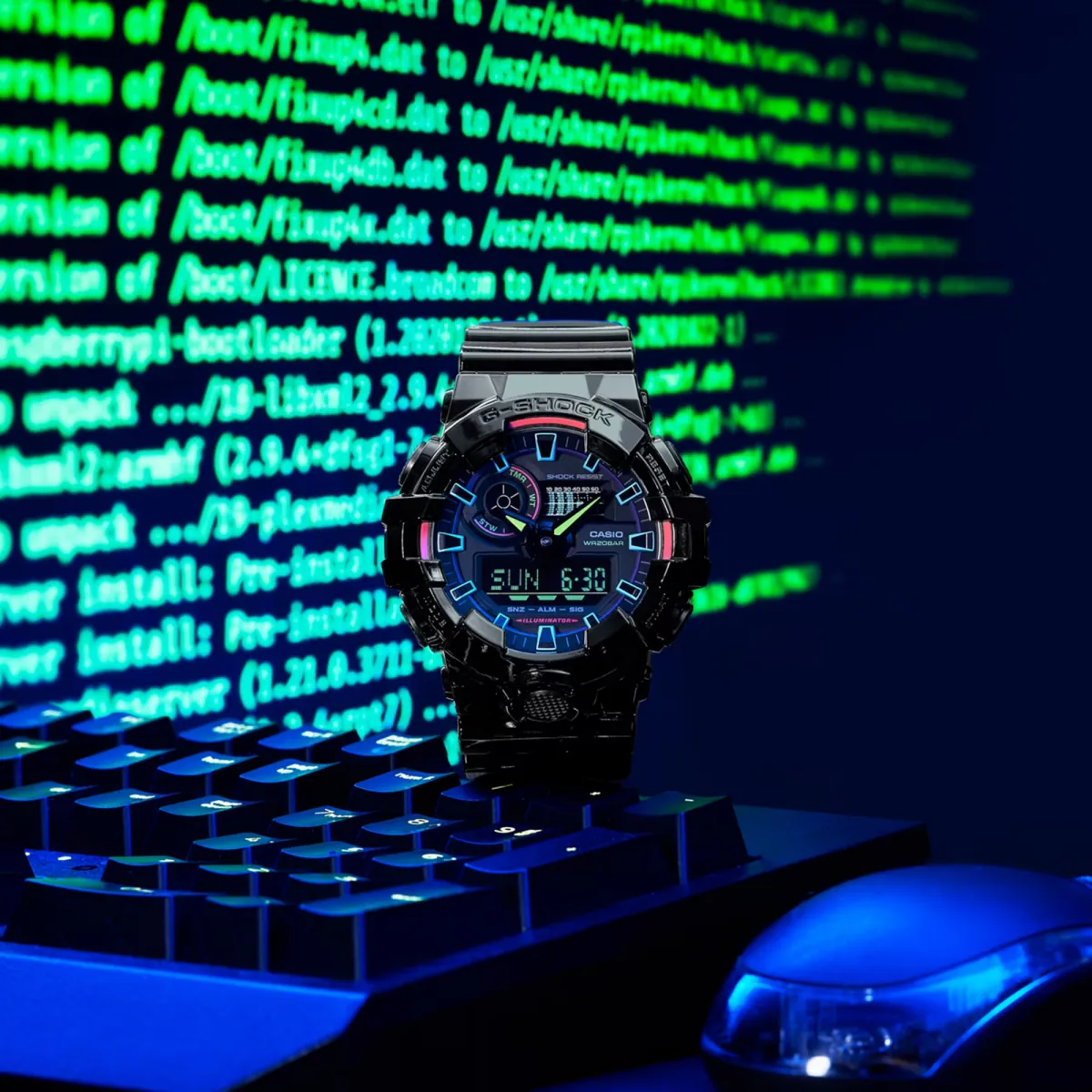 Đồng hồ G-SHOCK GA-700RGB-1A - Chính Hãng