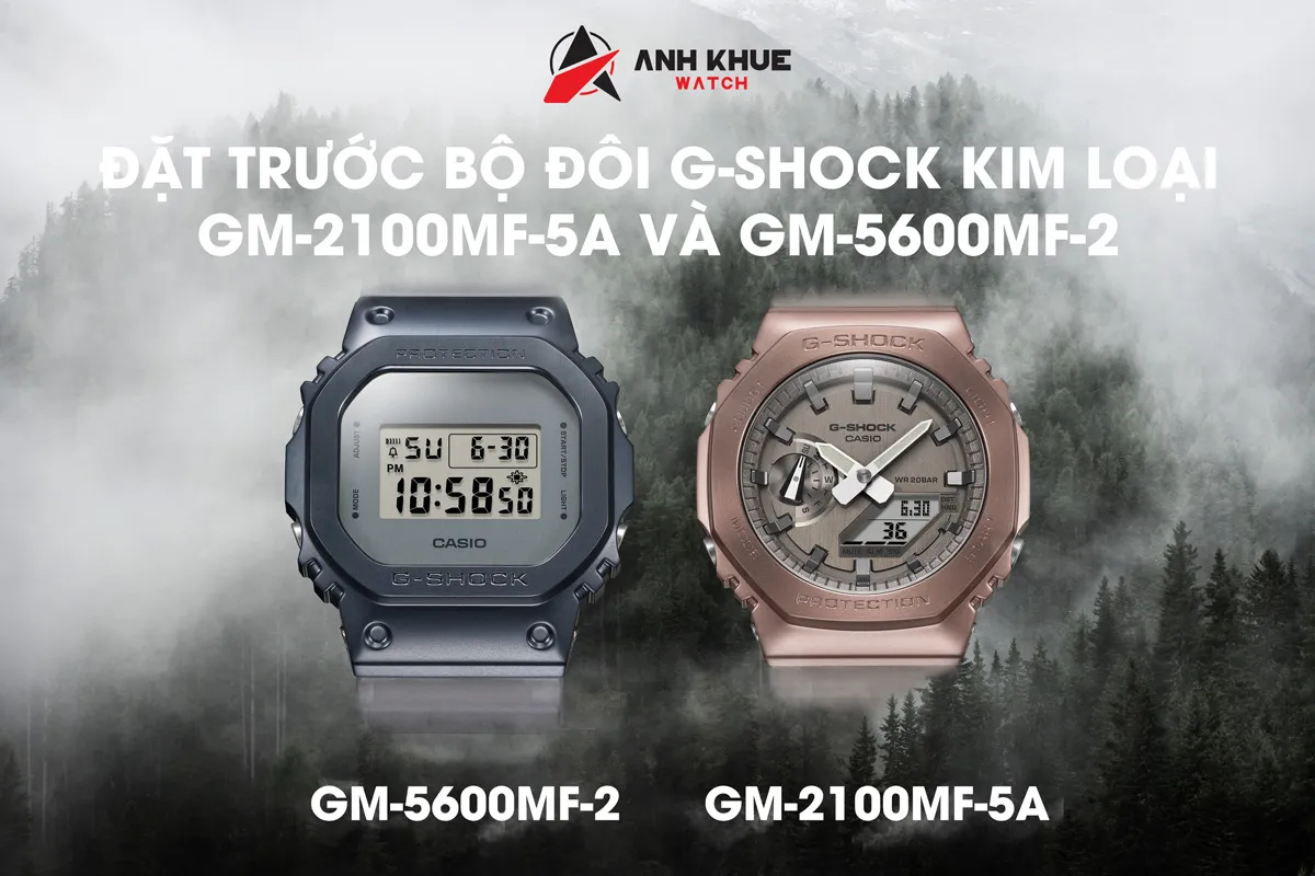 đồng hồ G-Shock kim loại