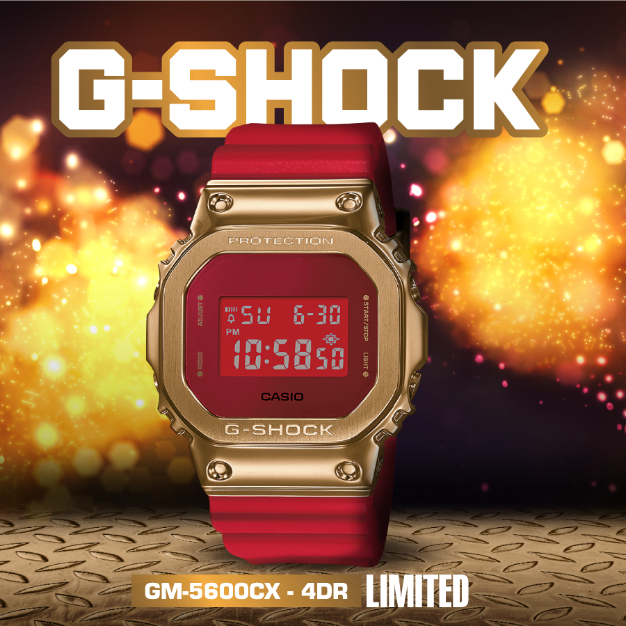 RỰC RỠ ĐÓN TẾT CÙNG ĐỒNG HỒ CASIO G-SHOCK GM-5600CX-4