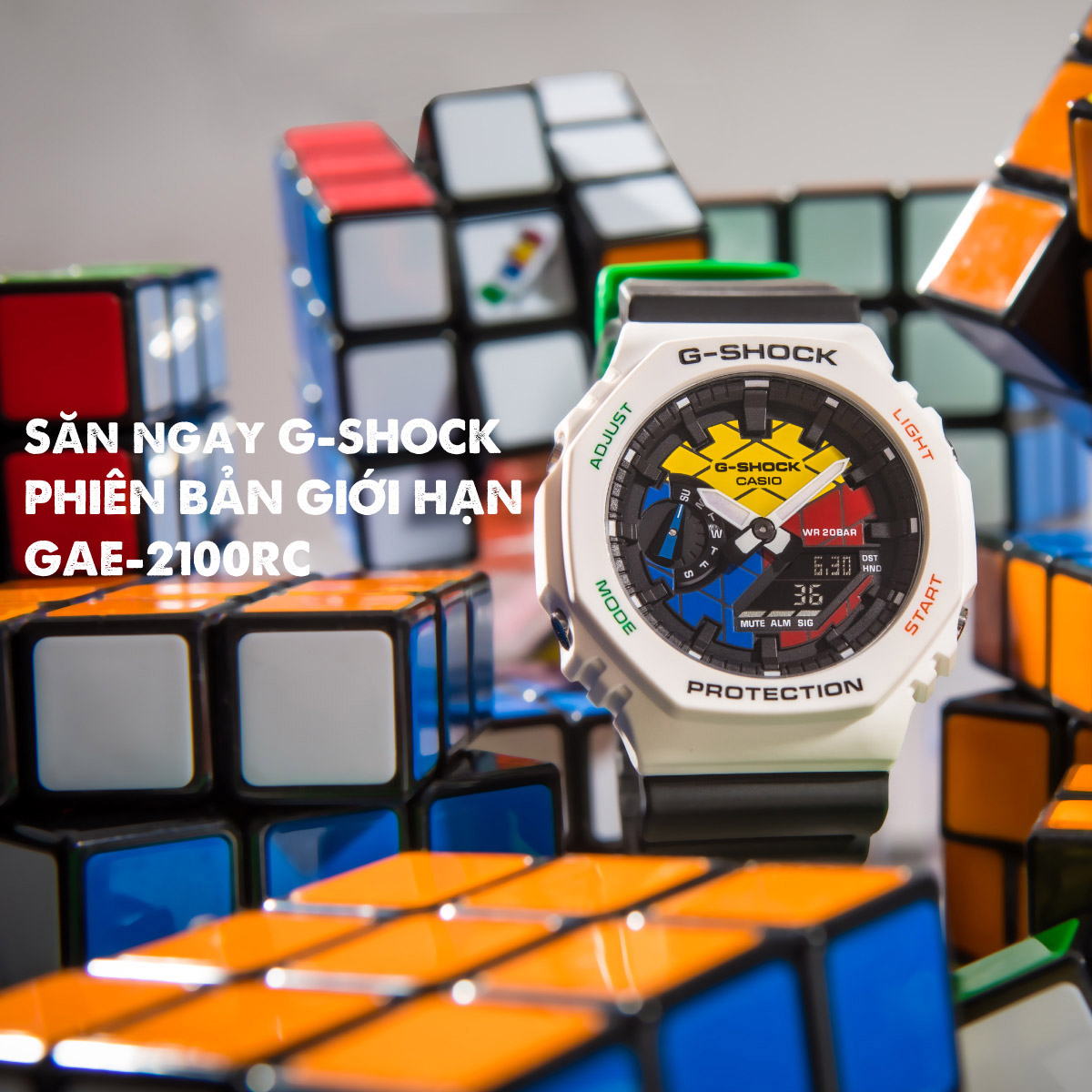 ĐIỂM NỔI BẬT ĐỒNG HỒ G-SHOCK GAE-2100RC