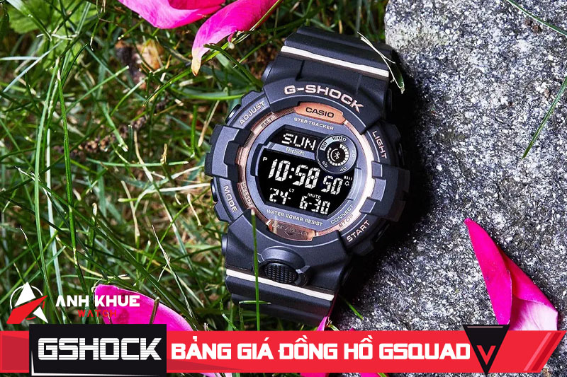 Bảng giá đồng hồ nữ G-Shock G-Squad tháng 3/2021